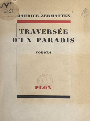 cover image of Traversée d'un paradis